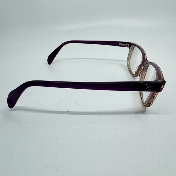 GIORGIO ARMANI GA814 R3Y Eyeglasses Frame Italy 52-15-135 Purple/Brown H9781 - Picture 4 of 7